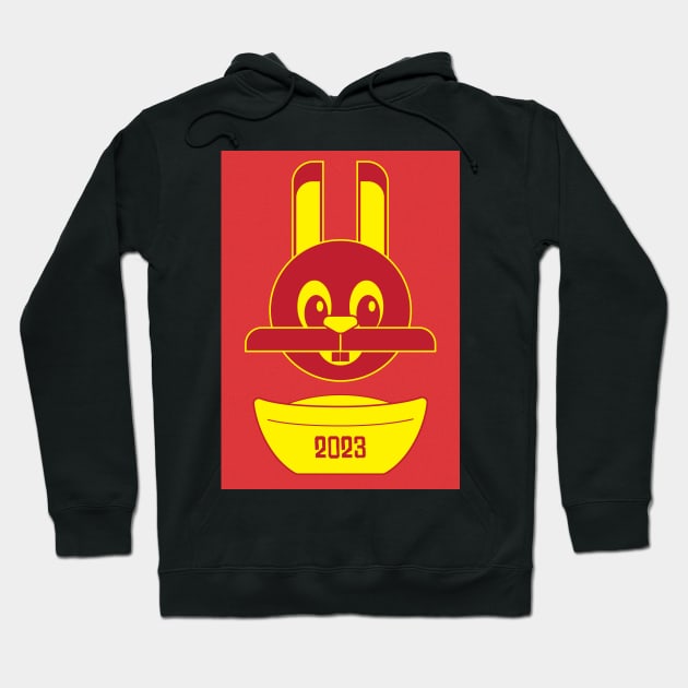 Year of the Rabbit Hoodie by TheRatbagCo